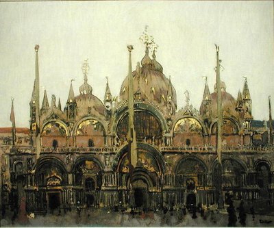 サンマルコ、ヴェネツィア、1895-96年頃（油彩・キャンバス） 作： Walter Richard Sickert