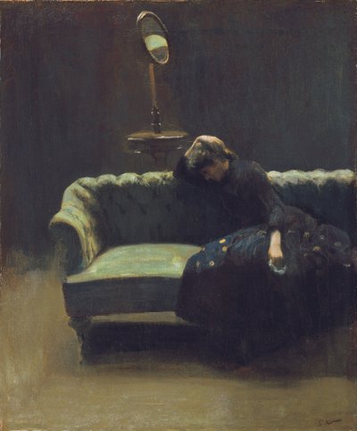 演技マネージャーまたはリハーサル：法の終わり、1885-6年 作： Walter Richard Sickert