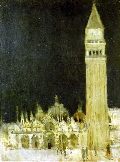 ヴェネツィアのカンパニレ 1896-97年頃 （油彩・キャンバス） 作： Walter Richard Sickert