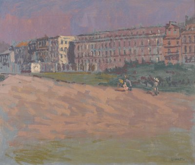 ホテル・ロワイヤル、ディエップ、1900-01年頃（キャンバスに油彩） 作： Walter Richard Sickert