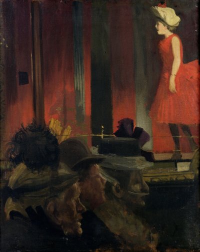 音楽ホール、1889 作： Walter Richard Sickert