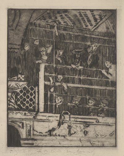 オールドモーグル酒場、ドルリーレーン、1908年、1929年発行 作： Walter Richard Sickert