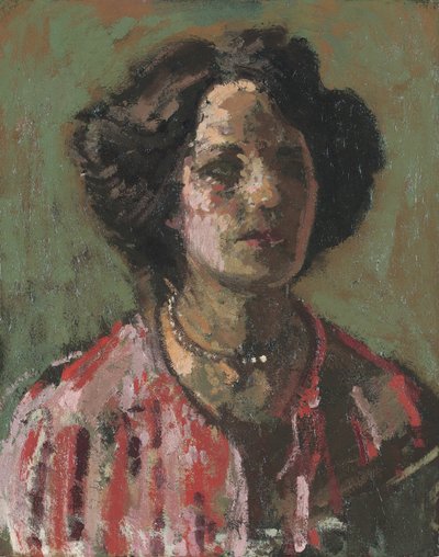 真珠のネックレス、c.1907-08 作： Walter Richard Sickert