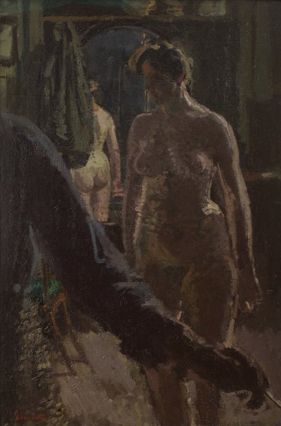 スタジオヌードの絵画 作： ウォルター・リチャード・シッカート