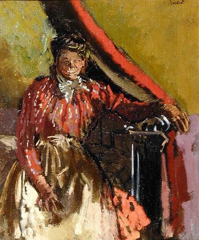 ベッドに座る女性 作： Walter Richard Sickert