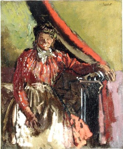 ベッドに座る女性 作： Walter Richard Sickert