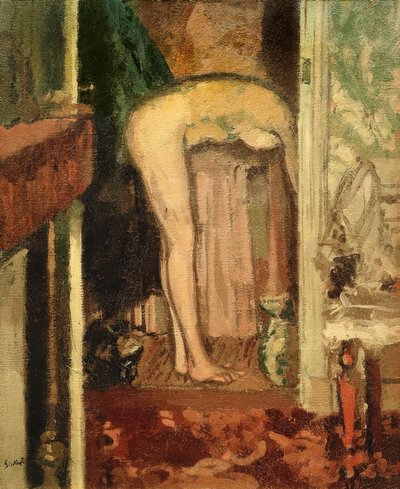 彼女の髪を洗う女 作： Walter Richard Sickert