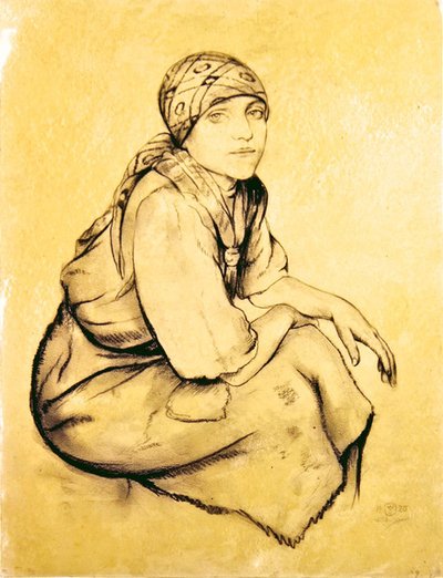 ジプシーの女性 作： Walter Sauer