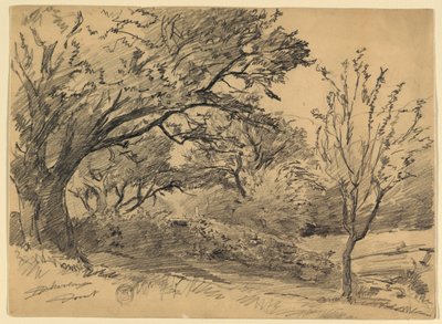 バーモント州ドーセットの風景 作： Walter Shirlaw