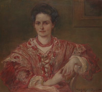 ドロテア・A・ドレイアーの肖像（1870年） 作： Walter Shirlaw
