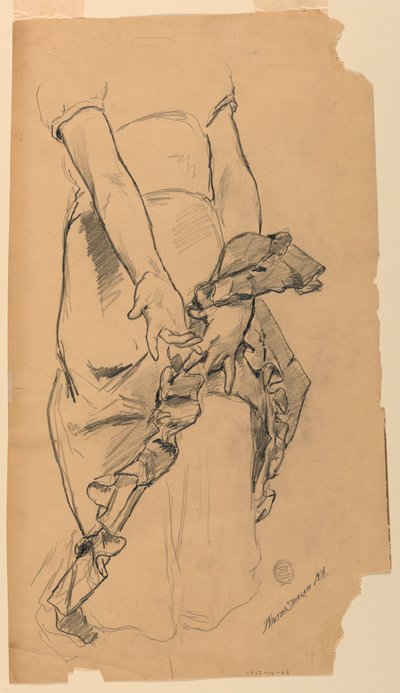女性の研究 作： Walter Shirlaw