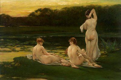 睡蓮」1889年以前 作： Walter Shirlaw
