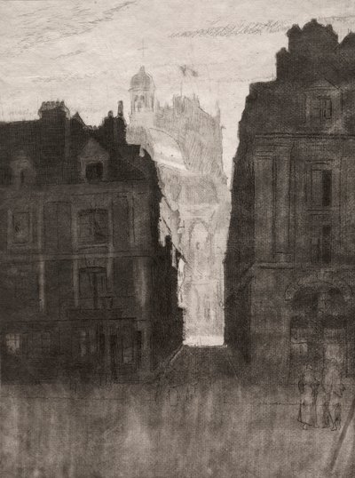 ディエップ、ノートルダム通り 作： Walter Sickert
