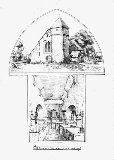 セントジェームス、ビックナー、ケント、1858年。 作： Walter Smith