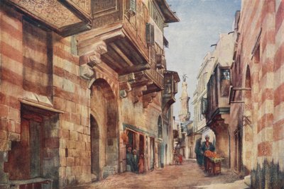 カイロ：Sharia Darb El Gamamiz 作： Walter Spencer Stanhope Tyrwhitt