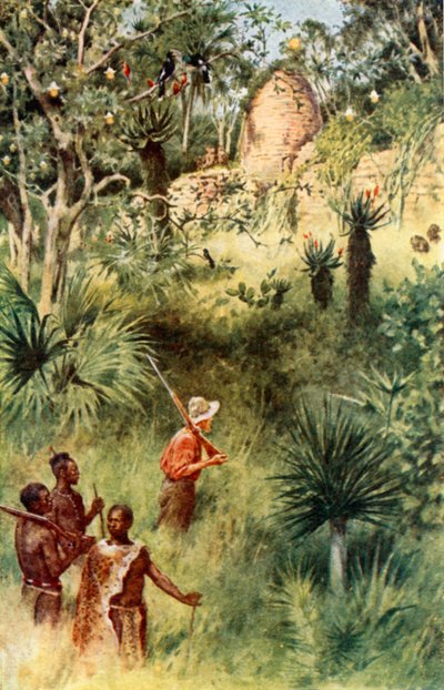 マウチがジンバブエの遺跡を発見 作： Walter Stanley Paget