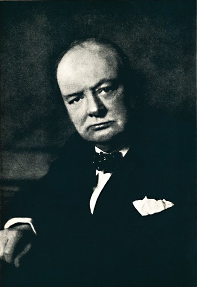 Rt。ほん。ウィンストンS.チャーチル、PC、CH、FRS、MP、1941年、1945年。 作： Walter Stoneman