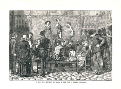 エリザベサンロンドンインヤード、1878年の遊び 作： Walter Thornbury
