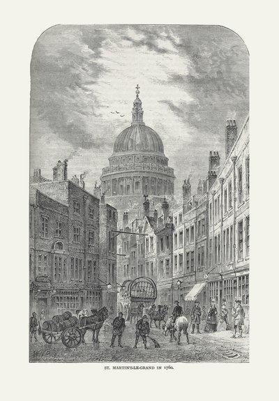 1760 年、1878 年のサン マルタン ル グラン 作： Walter Thornbury