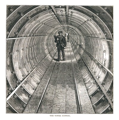 タワートンネル、1878年 作： Walter Thornbury
