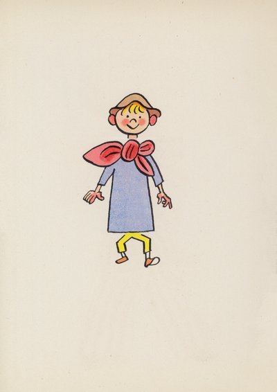 児童書のフィギュアトム・サム（カラーリトグラフ） 作： Walter Trier