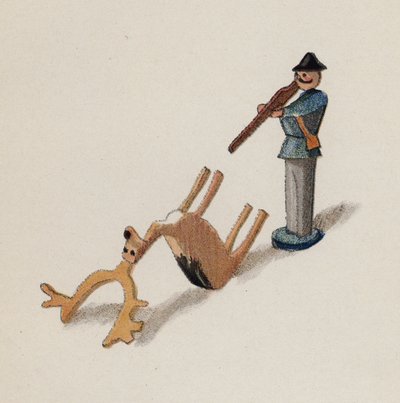 ウォルター・トリアーが描いた古いおもちゃ（カラーリトグラフ） 作： Walter Trier