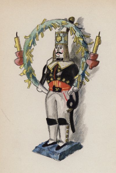 ウォルター・トリアーが描いた古いおもちゃ（カラーリトグラフ） 作： Walter Trier