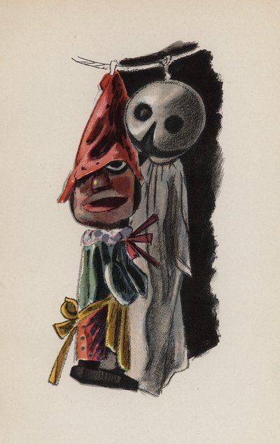 ウォルター・トリアーが描いた古いおもちゃ（カラーリトグラフ） 作： Walter Trier