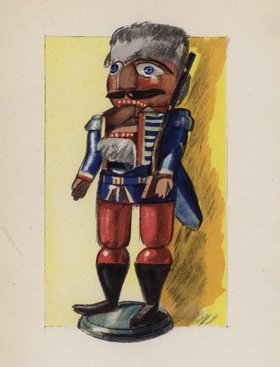 ウォルター・トリアーが描いた古いおもちゃ（カラーリトグラフ） 作： Walter Trier