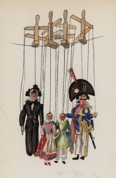 ウォルター・トリアーが描いた古いおもちゃ（カラーリトグラフ） 作： Walter Trier