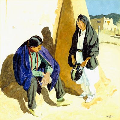 正午の影 作： Walter Ufer