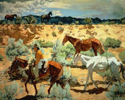 The Southwest（油彩・キャンバス 作： Walter Ufer