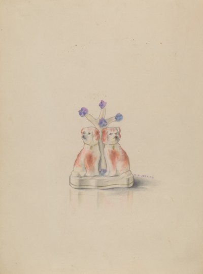 磁器の犬 作： Walter W. Jennings