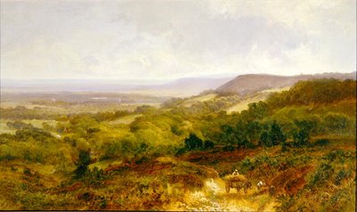The Weald of Surrey（油彩・キャンバス） 作： Walter Wallor Caffyn