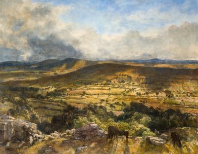 Widecombe In The Moor, Devon, 1922年。 作： Walter Westley Russell