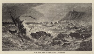 グレンヘッド、ドニゴール、沈没船のシーン 作： Walter William May