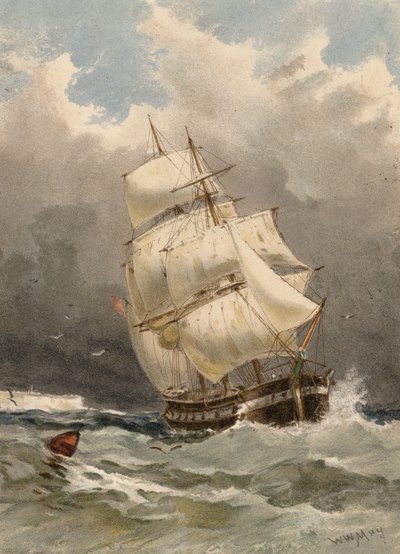 ノース・フォアランドのアウトワード・バウンド（カラーリトグラフ） 作： Walter William May