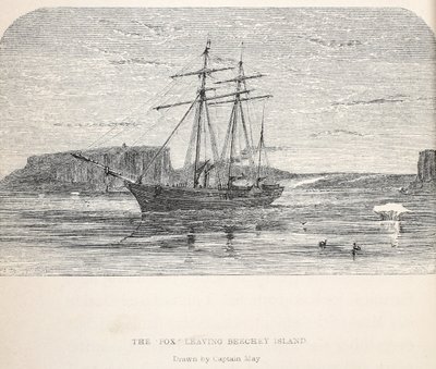フォックスがビーチー島を去る、1859 作： Walter William May