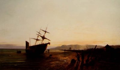ビーチでの夕べ 作： Walter Williams