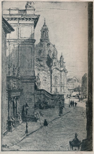 Judenhof、ドレスデン、c1913 作： Walter Zeising