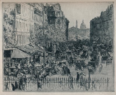 ロワイヤル通り、パリ、c1913 作： Walter Zeising