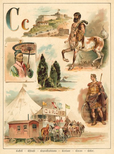 Letter C (chromolitho) 作： Walter Zweigle