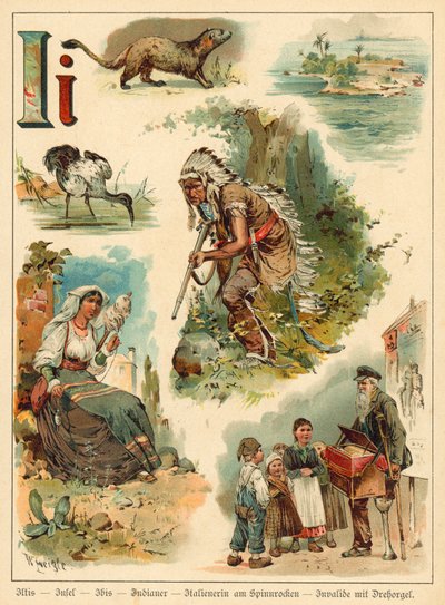 Letter I (chromolitho) 作： Walter Zweigle