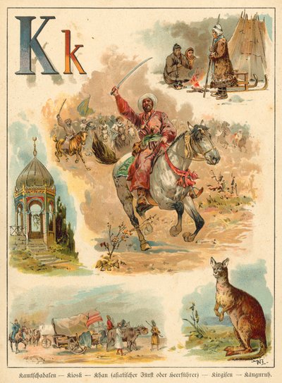 Letter K (chromolitho) 作： Walter Zweigle