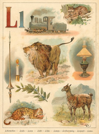 Letter L (chromolitho) 作： Walter Zweigle
