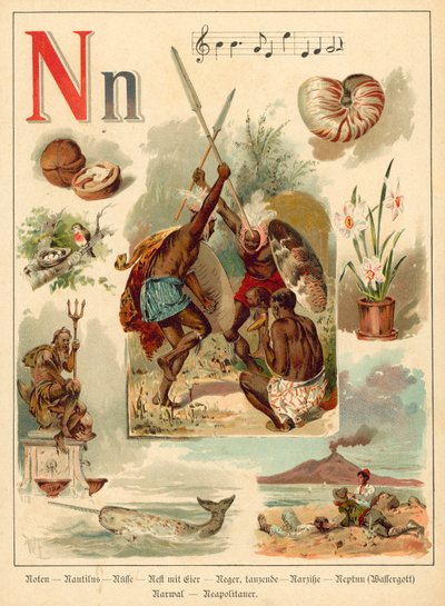 Letter N (chromolitho) 作： Walter Zweigle