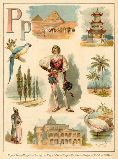 Letter P (chromolitho) 作： Walter Zweigle