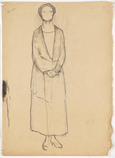 女性の肖像 作： Walther Gamerith