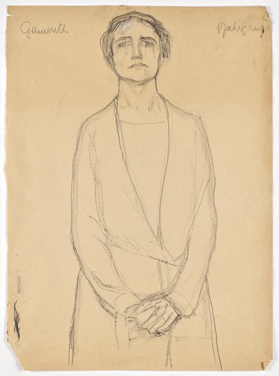 女性の肖像 作： Walther Gamerith