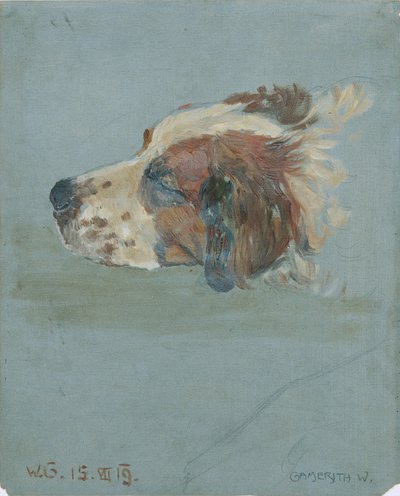 犬の頭 作： Walther Gamerith